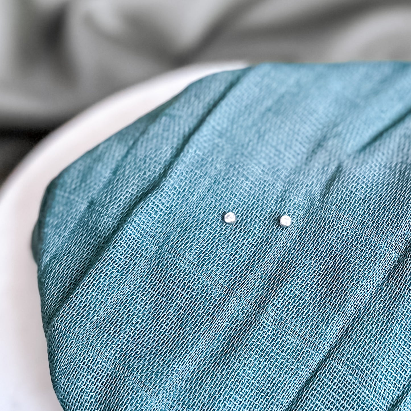 2mm CZ Bezel Stud Earrings