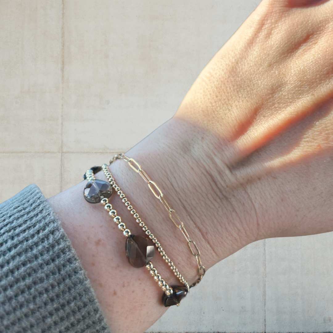 Willow Bracelet with Magnetic Clasp - Gold Filled