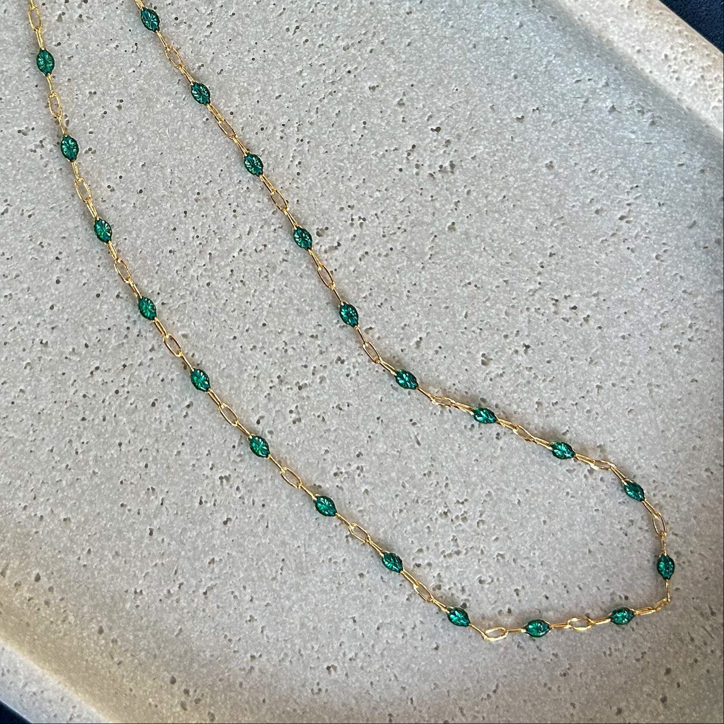 Jade Necklace with Magnetic Clasp