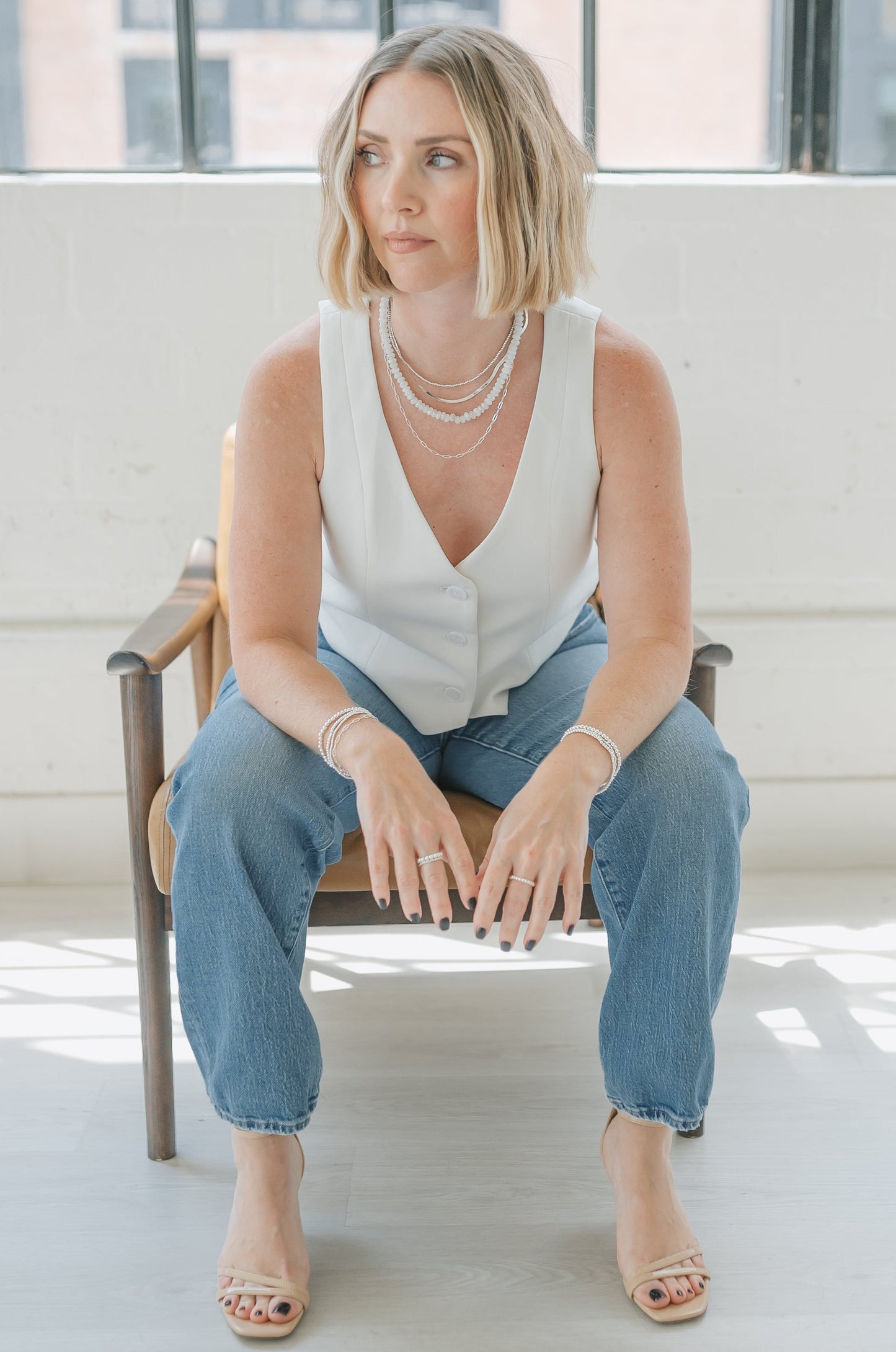 Sarah Necklace- Sterling Silver
