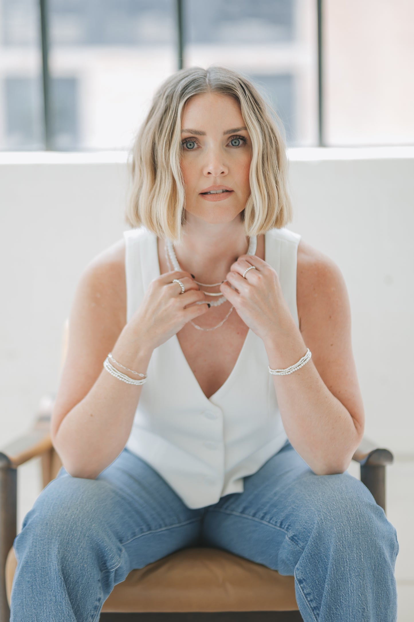 PRE-ORDER Lauren Necklace- Sterling Silver