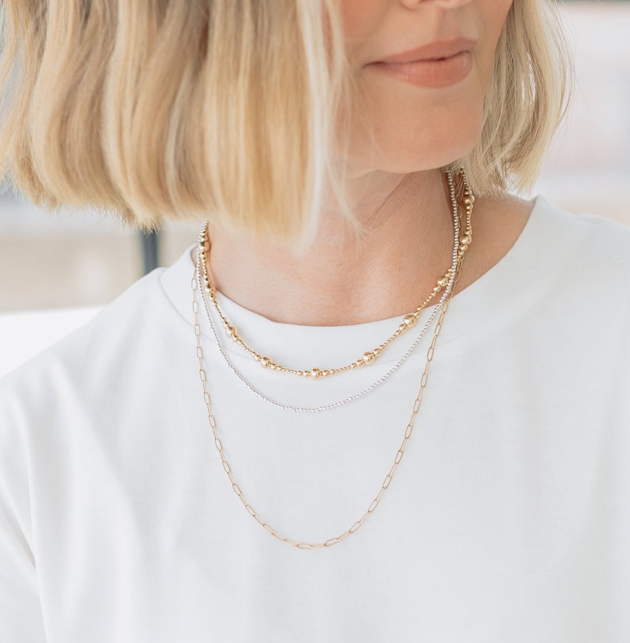 Sarah Necklace- Sterling Silver