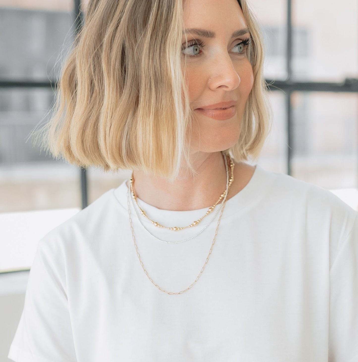 Sarah Necklace- Sterling Silver