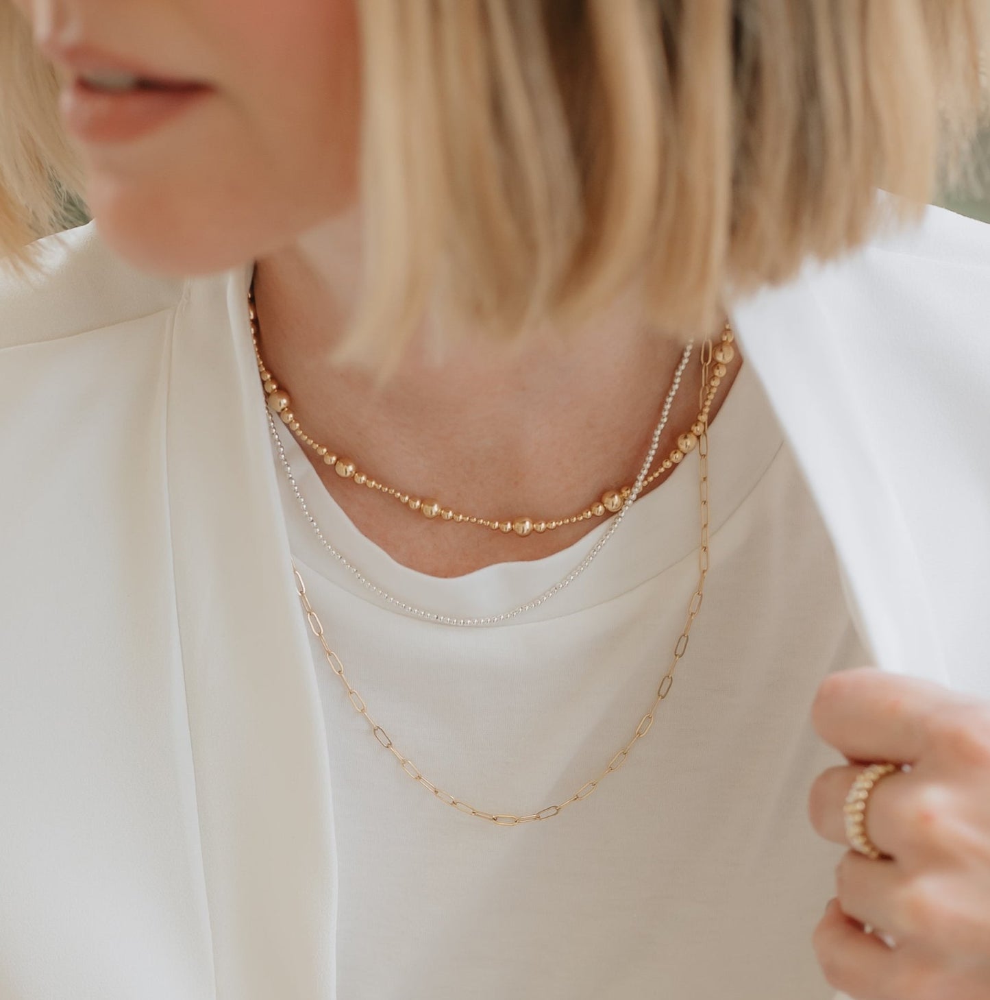 Sarah Necklace- Sterling Silver