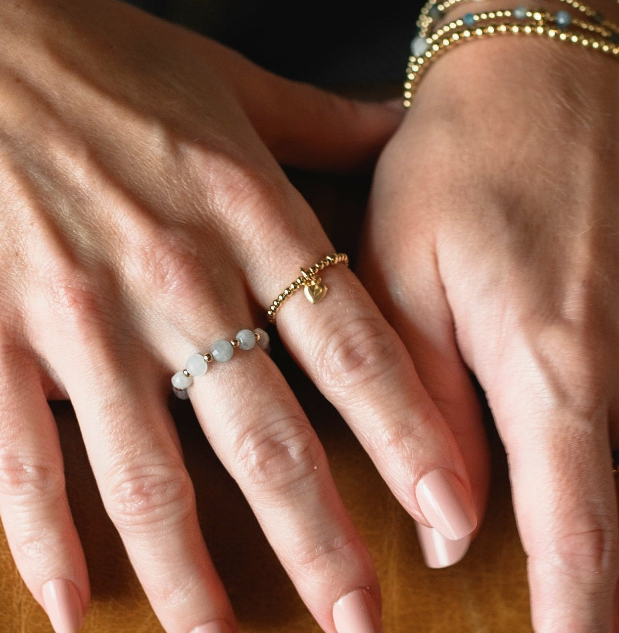 Maya Ring with Heart Charm