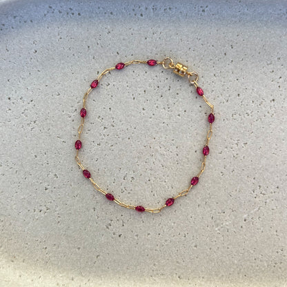 Rosa Bracelet with Magnetic Clasp