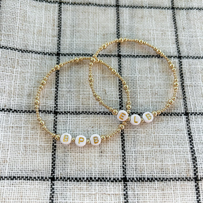 Personalized Goldie Bracelet