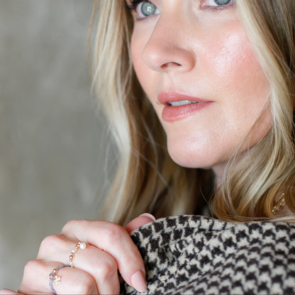 Mila Ring with Pearl Charm