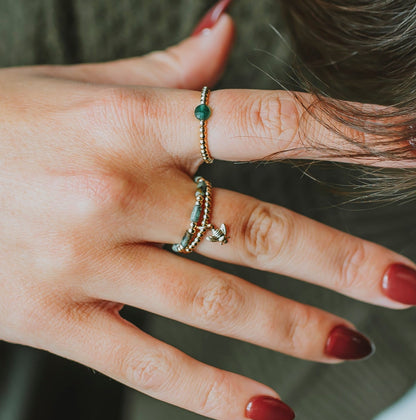 Maya Ring with Bee Charm